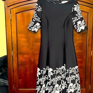 Rickie Freeman for Teri Jon Dress navy worn once Size 6
